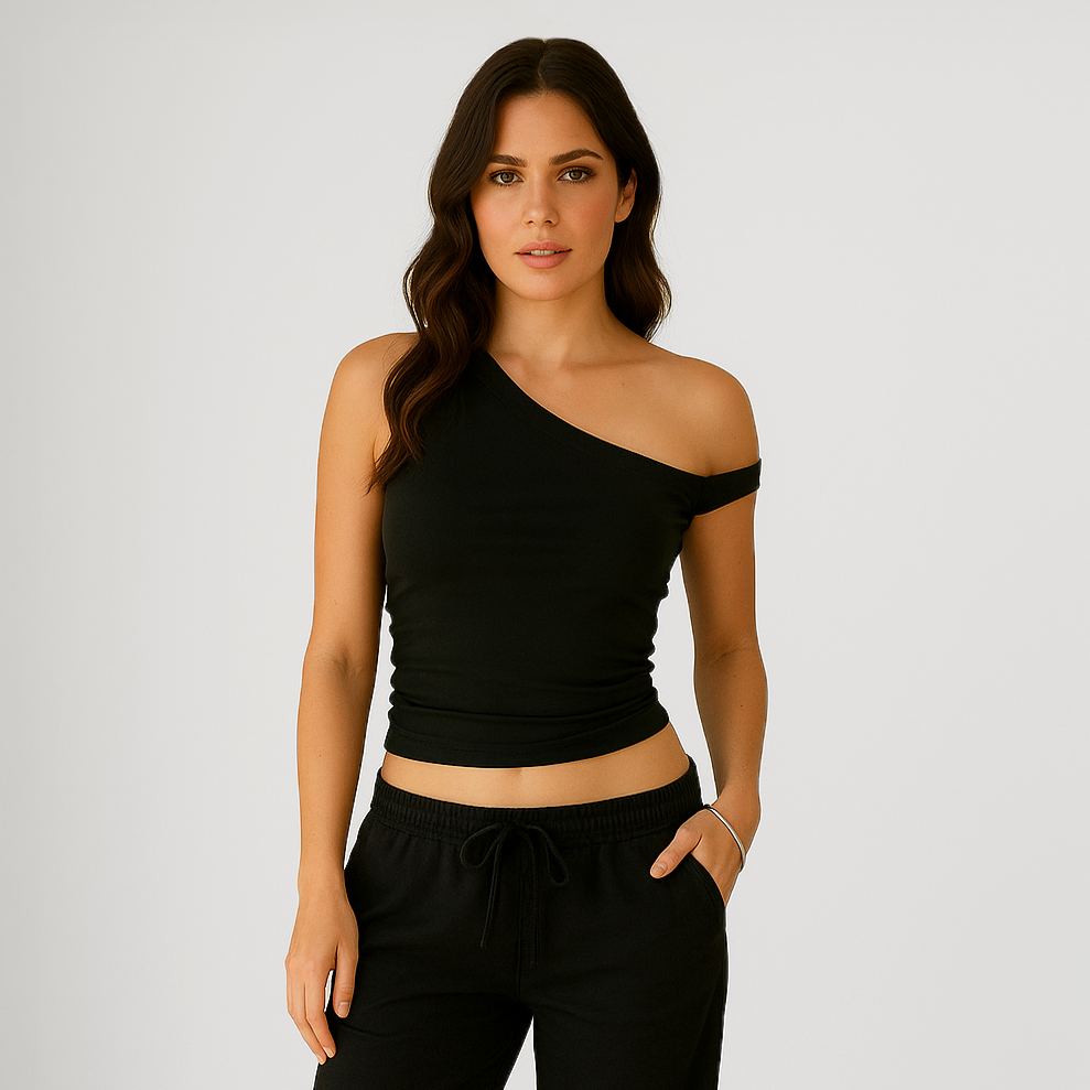 Women's One Shoulder Asymmetrical Tank