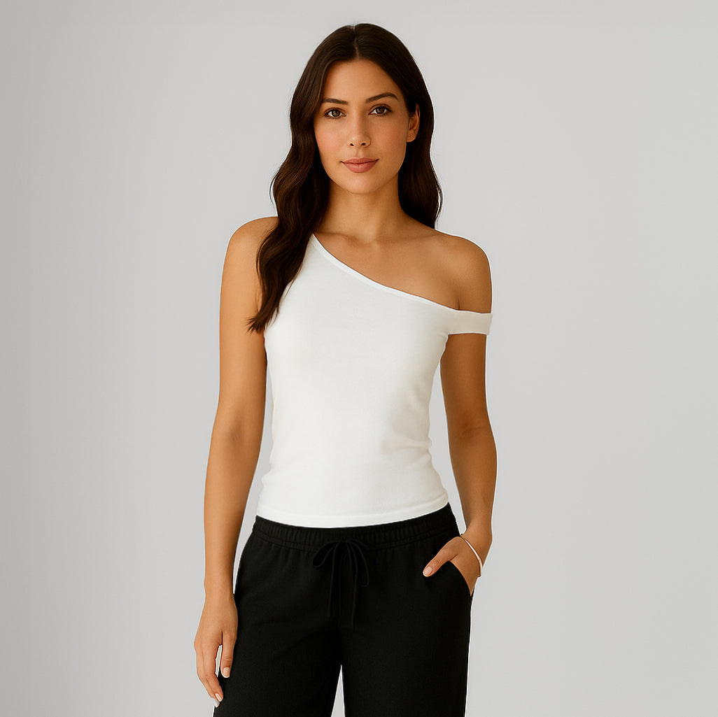 Women's One Shoulder Asymmetrical Tank